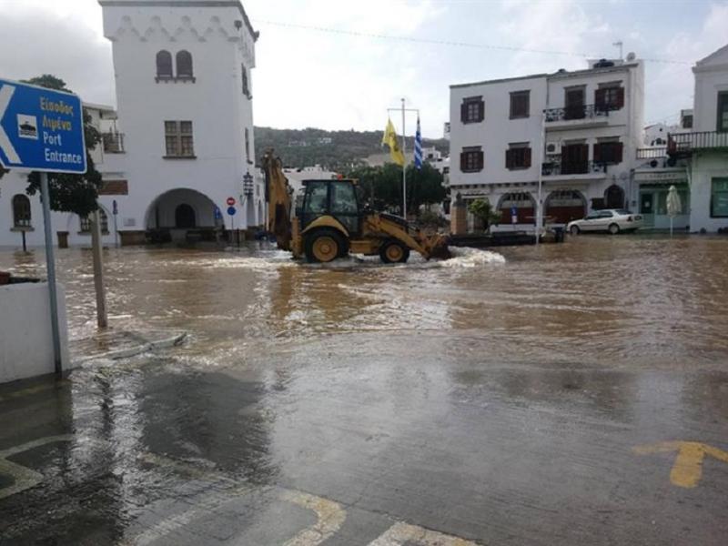 Πάτμος: Κλειστά τα σχολεία λόγω κακοκαιρίας