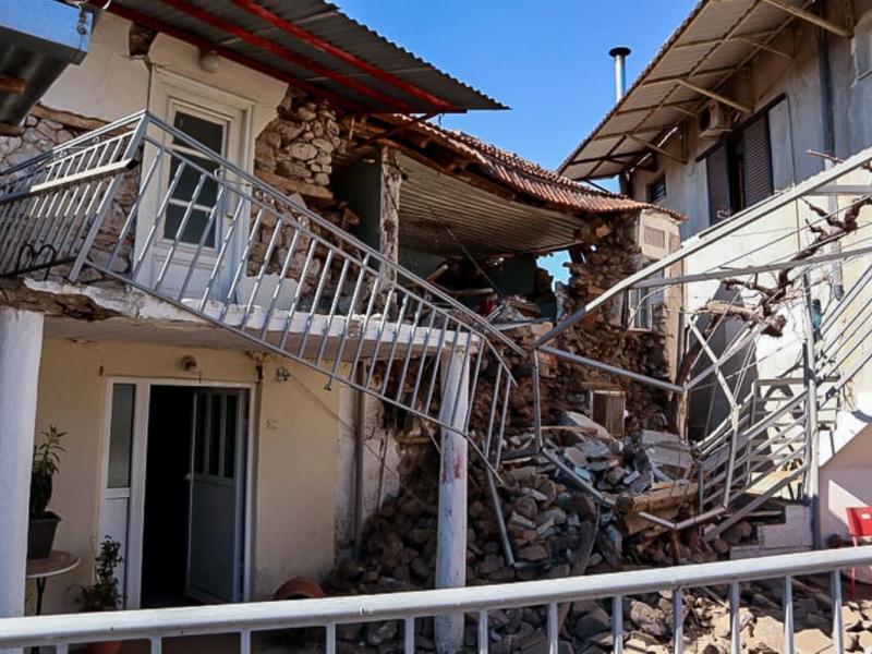 Σεισμός: 140 σπίτια μη κατοικήσιμα - Αναμένονται μετασεισμοί 5 Ρίχτερ