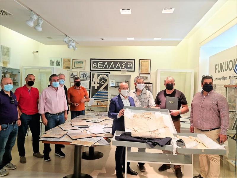 Στο Μουσείο Μαραθωνίου Δρόμου τα αιματοβαμμένα ρούχα του Γρ.Λαμπράκη