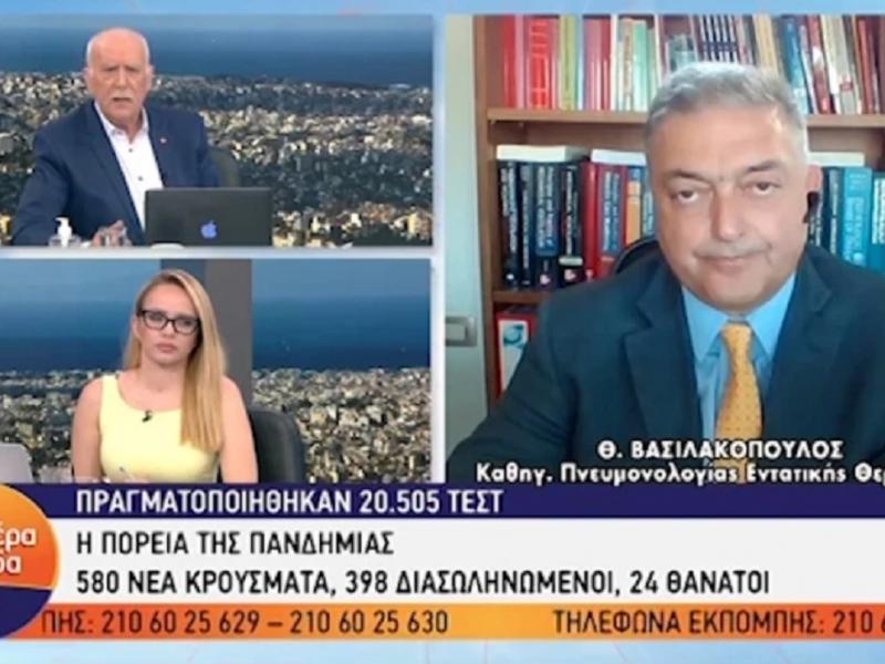 Εμβολιασμοί μαθητών – Βασιλακόπουλος: Μηδαμινές οι παρενέργειες του εμβολιασμού σε παιδιά