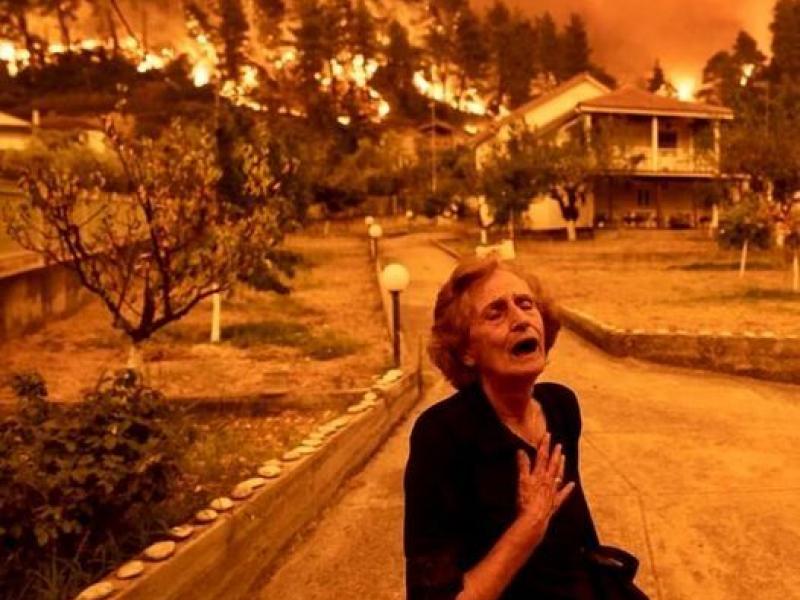 Για έβδομη μέρα η Εύβοια φλέγεται