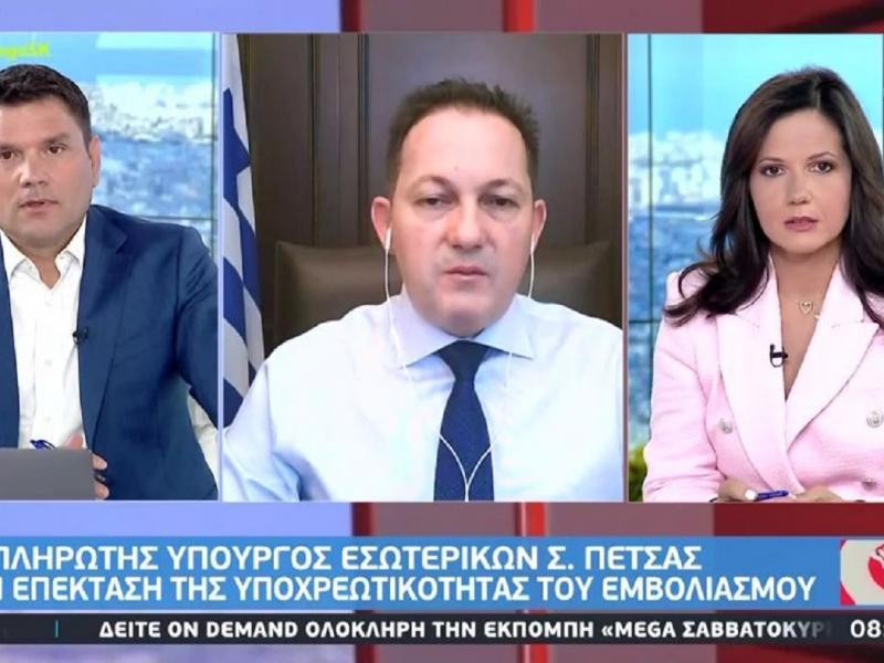 Πανεπιστήμια – Πέτσας: Προκύπτει ζήτημα με τον εμβολιασμό του νεότερου πληθυσμού