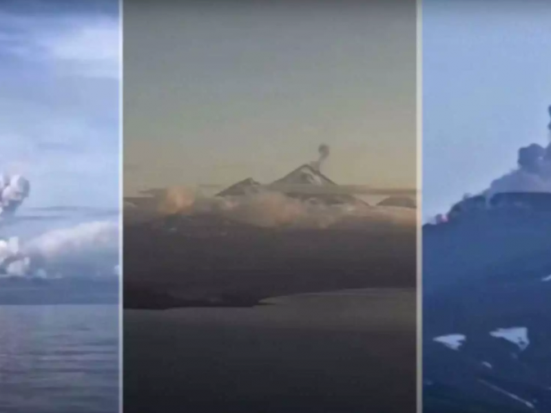 Αλάσκα: Τρία ηφαίστεια εκρήγνυνται ταυτόχρονα (Vid)