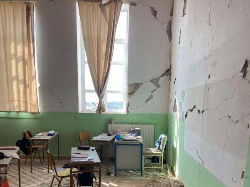Σεισμός στην Κρήτη: Εφιαλτικές στιγμές σε δημοτικό σχολείο την ώρα του σεισμού (εικόνες)
