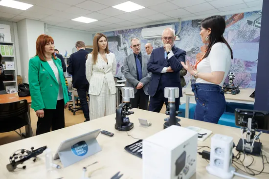 Ο Προέδρος της Εσθονίας Alar Karis στο ΙΤΥΕ «Διόφαντος»