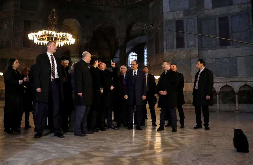 Ο Αλέξης Τσίπρας στην Αγια-Σοφιά