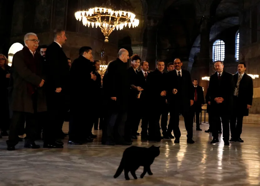 Ο Αλέξης Τσίπρας στην Αγια-Σοφιά