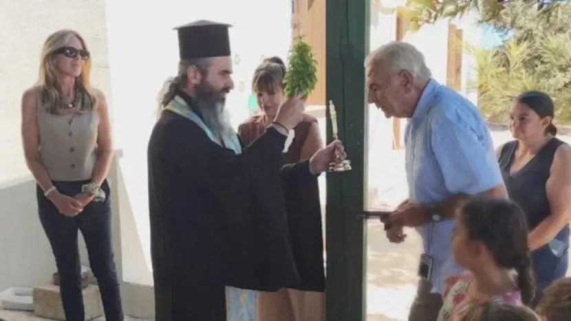 Αγιασμός στη Γαύδο