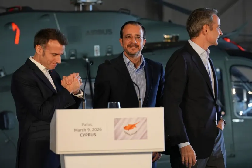 Πάφος, τριμερής Ελλάδας Γαλλίας και Κύπρου