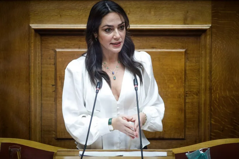 Η υπουργός Κοινωνικής Συνοχής και Οικογένειας, Δόμνα Μιχαηλίδου