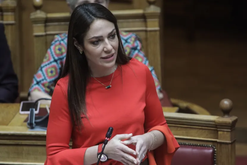 Η υπουργός Κοινωνικής Συνοχής και Οικογένειας, Δόμνα Μιχαηλίδου