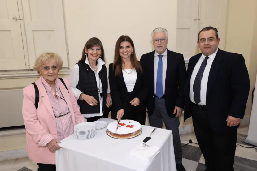 Σταυρούλα Παπαδάκου, Λίλλιαν Μαρκάκη Άρτεμις Τσίτσικα, Σπύρος Μαζάνης και Παναγιώτης Χριστόπουλος -Βασιλόπιτα 2026