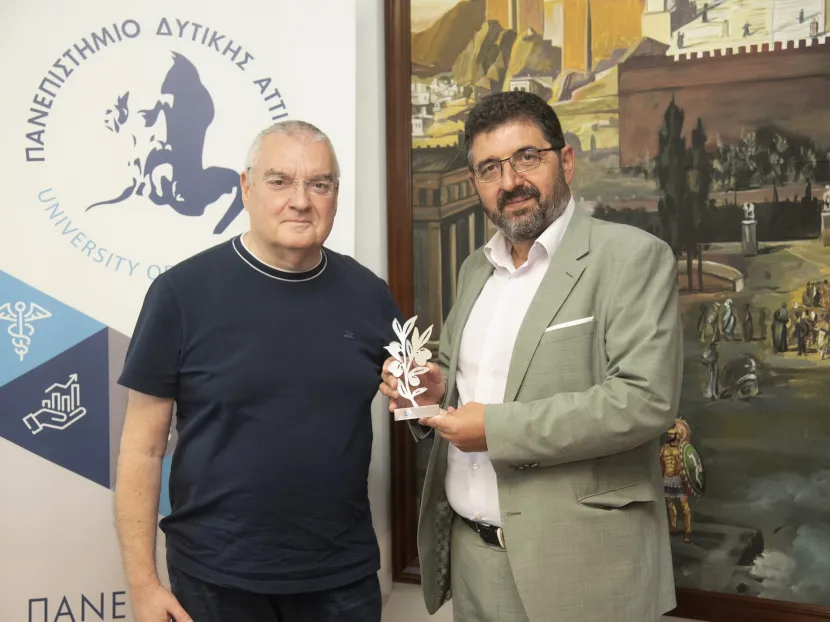 υπεγράφη Σύμφωνο Συνεργασίας μεταξύ του Πρύτανη του Πανεπιστημίου Δυτικής Αττικής, Καθηγητή Παναγιώτη Ε. Καλδή και του Διευθύνοντος Συμβούλου της εταιρείας «ΣΤΑ.ΣΥ»