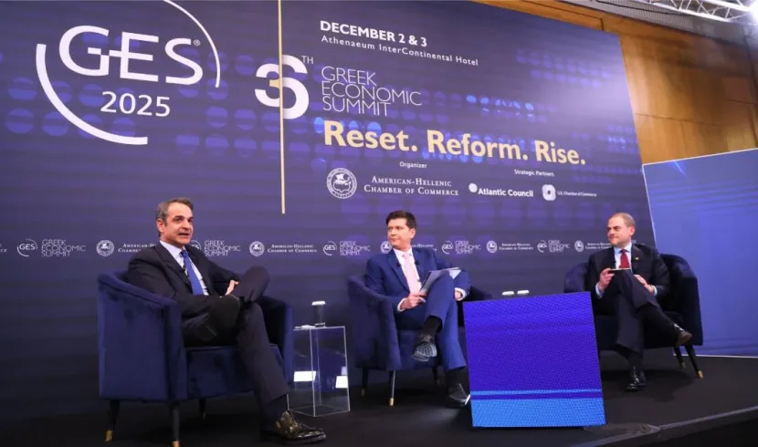 Ο Κυριάκος Μητσοτάκης σε ομιλία στο 36ο Greek Economic Summit