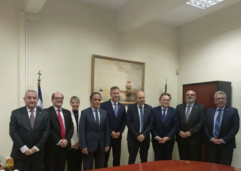 Συνάντηση των Πρυτανικών Αρχών του Διεθνούς Πανεπιστημίου της Ελλάδος και του Αριστοτελείου Πανεπιστημίου