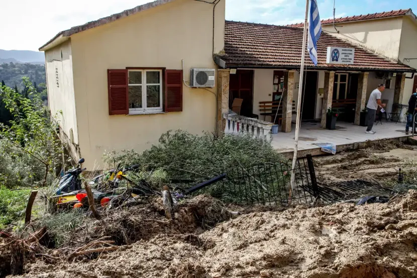 Καταστροφές σε σχολείο στην Κέρκυρα λόγω κακοκαιρίας