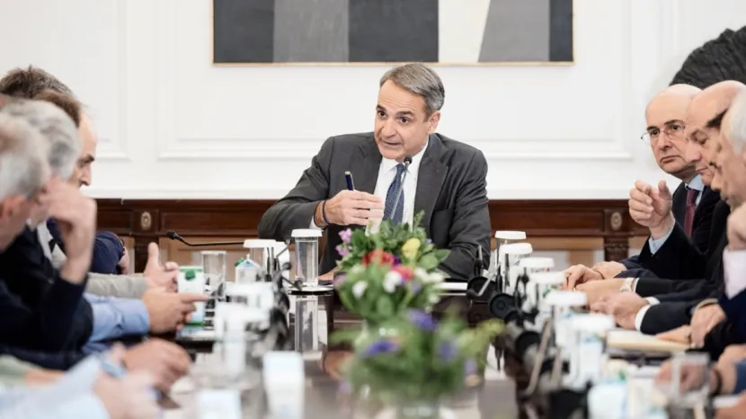 Μητσοτάκης και αγρότες