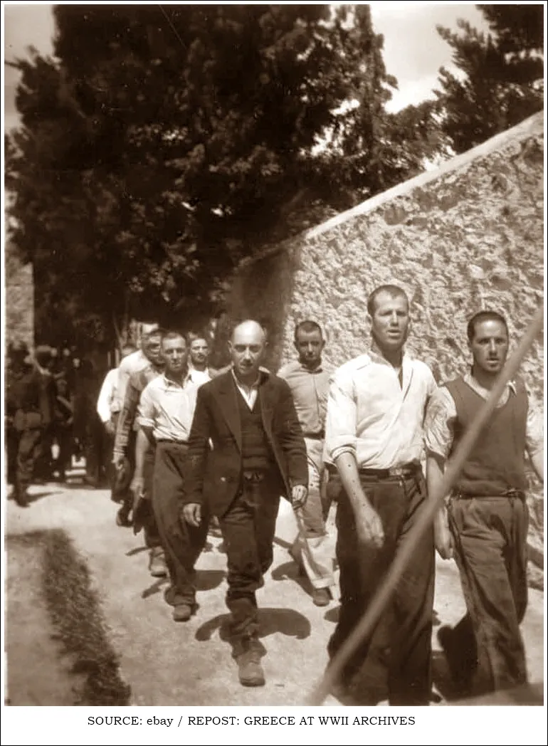 Πριν την εκτέλεση στην Καισαριανή