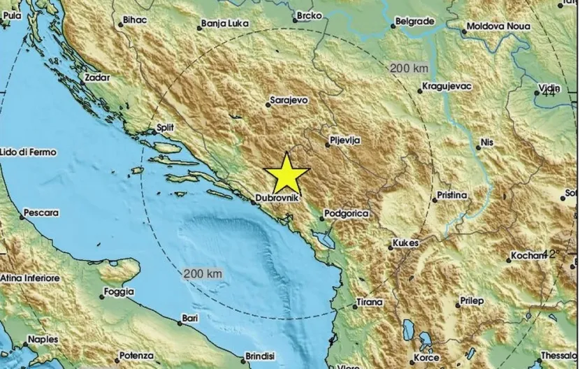Σεισμός στα Βαλκάνια
