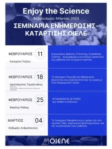 Αφίσα με σεμινάρια