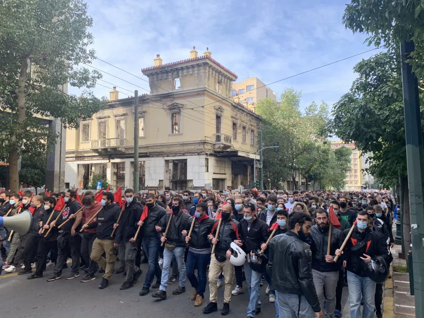 Κινητοποίηση ενάντια στο νομοσχέδιο Κεραμέως - Χρυσοχοΐδη