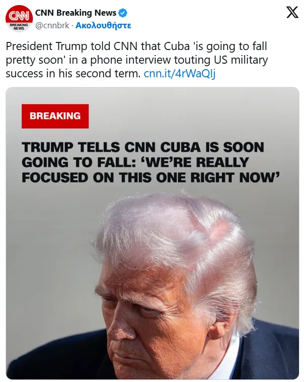 CNN, Ντόναλντ Τραμπ για Κούβα
