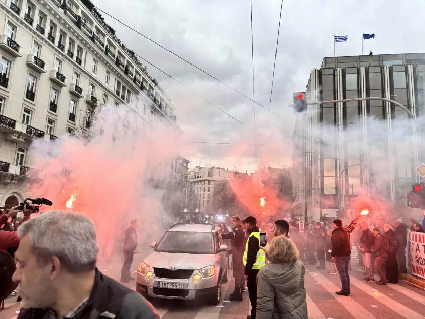 Αγρότες στο Σύνταγμα