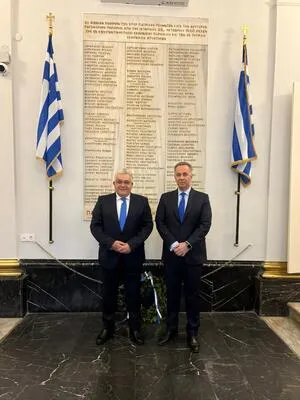Τον Οικουμενικό Πατριάρχη Βαρθολομαίο συνάντησε ο Υφυπουργός Παιδείας, Θρησκευμάτων και Αθλητισμού, Νίκος Παπαϊωάννου