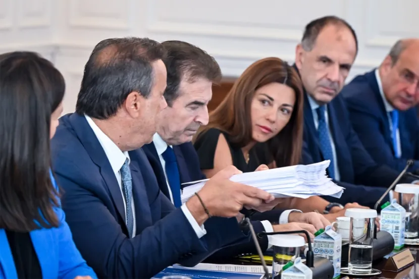 Η Σοφία Ζαχαράκη στο Υπουργικό Συμβούλιο