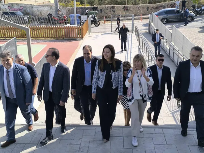 Η Σοφία Ζαχαράκη στην Κρήτη