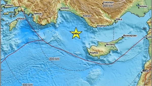 Σεισμός στην Κύπρο