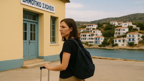 ΕΚΠΑΙΔΕΥΤΙΚΟΙ ΣΕ ΤΟΥΡΙΣΤΙΚΑ ΝΗΣΙΑ ΜΕ ΤΙΣ ΒΑΛΙΤΣΕΣ ΣΤΟ ΧΕΡΙ