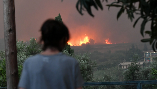 Φωτιά στην Πάτρα