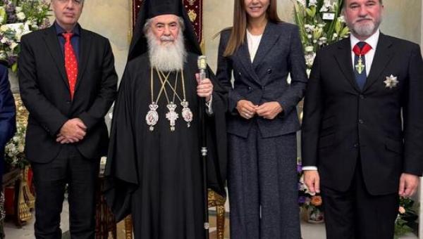 Σοφία Ζαχαράκη στα Ιεροσόλυμα