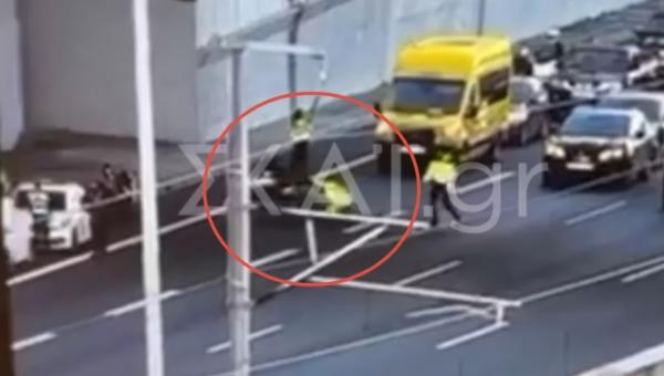 Αττική Οδός: Συνελήφθη ο μοτοσικλετιστής που παρέσυρε και τραυμάτισε τροχονόμο