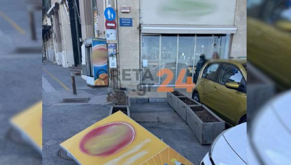 Αναστάτωση στο Ηράκλειο – Λαμαρίνα από ψυγείο χτύπησε περαστική