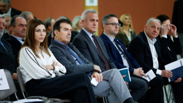 Μιχάλης Χρυσοχοΐδης, Σοφία Ζαχαράκη σε εκδήλωση