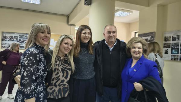 Η Υπουργός Παιδείας, Σοφία Ζαχαράκη στην Κοζάνη