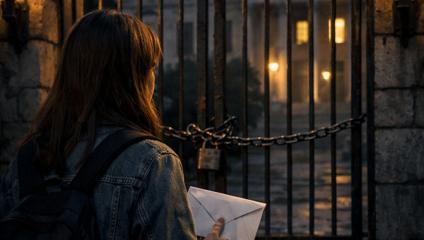 διαγραφή φοιτήτριας