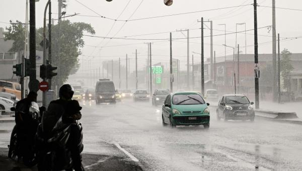 καταιγίδα, κακοκαιρία, έκτακτο δελτίου καιρού από την ΕΜΥ