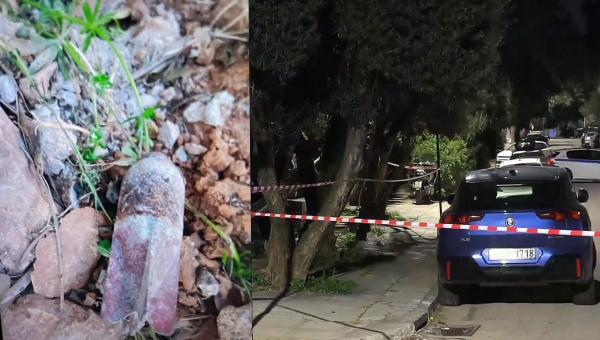 Η οβίδα που εντοπίστηκε στην Πεύκη