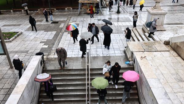 βροχη αττικη