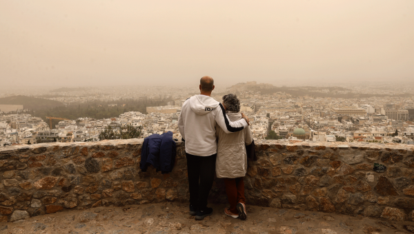 Σκόνη στην Αθήνα από την κακοκαιρία