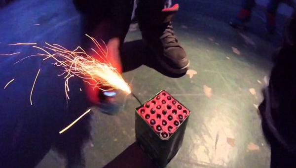 τραυματισμός από βεγγαλικό