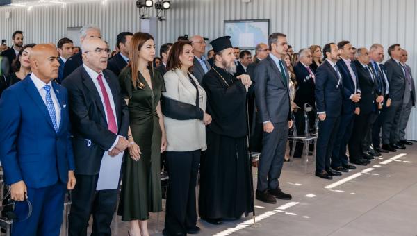 Σοφία Ζαχαράκη - Κυριάκος Μητσοτάκης στο παράρτημα Λευκωσίας