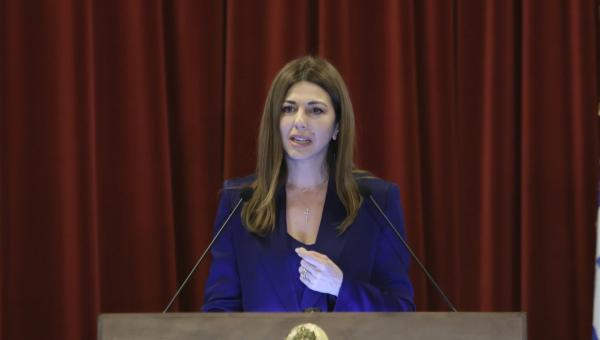 Η υπουργός Παιδείας, Σοφία Ζαχαράκη στην Ακαδημία Αθηνών