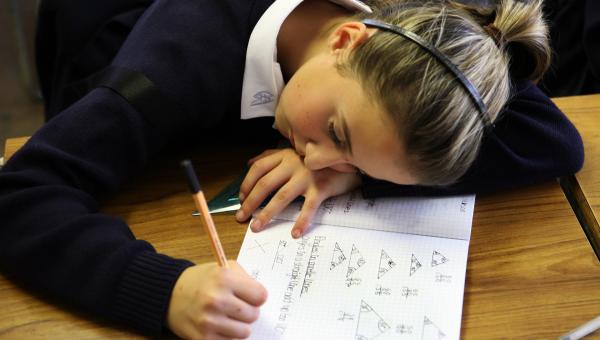 μαθήτρια τετράδιο