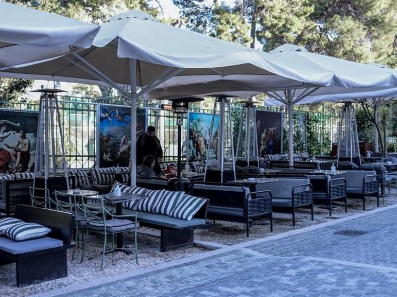 καθίσματα, καφετέρια, πεζόδρομος,