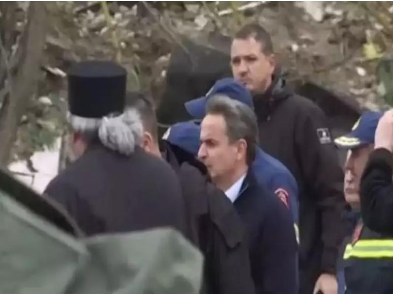 Μητσοτάκης στα Τέμπη