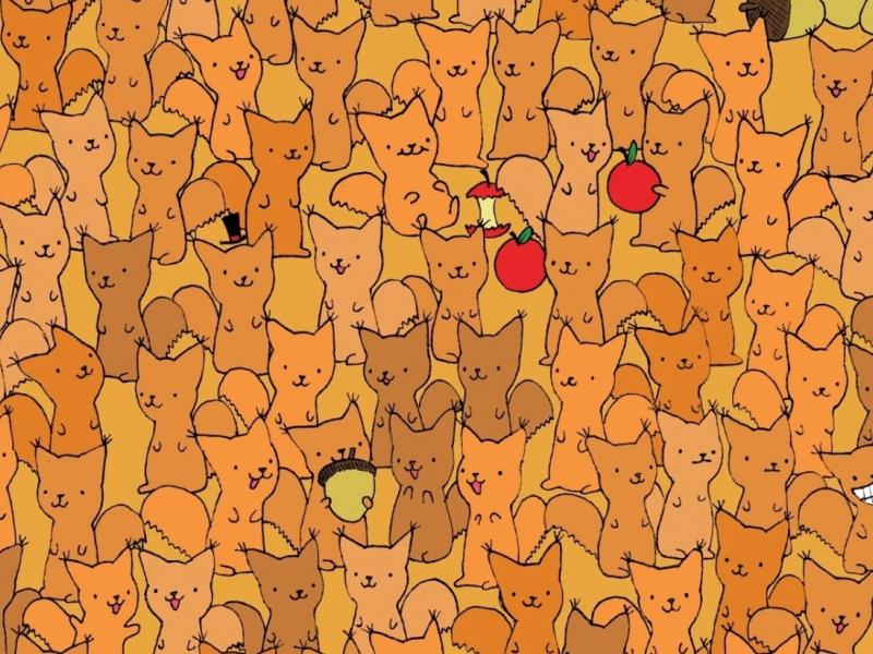 Οφθαλμαπάτη με σκίουρους